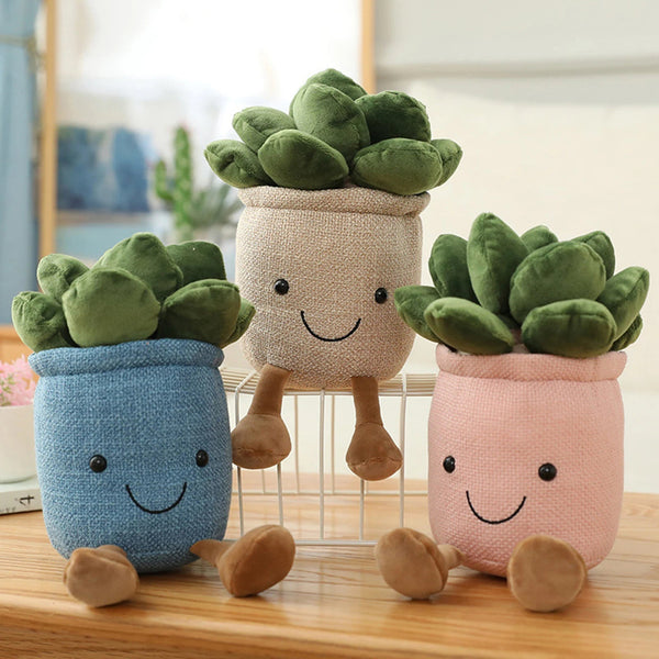 Adorable Succulent Plush Pillow: Soft, Huggable Plant Decor