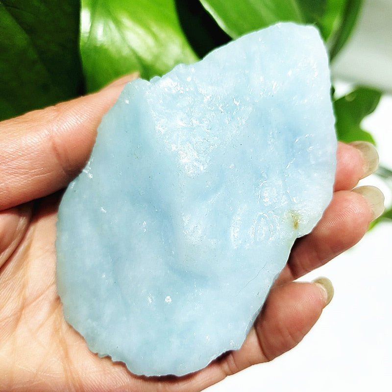 Aquamarine Raw Crystal - Blue Crystals - DormVibes
