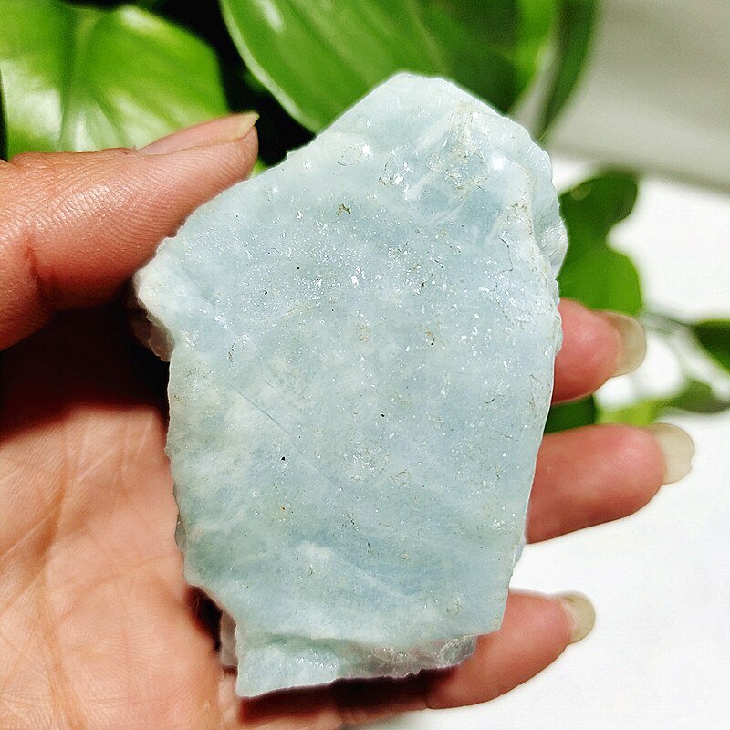 Aquamarine Raw Crystal - Blue Crystals - DormVibes