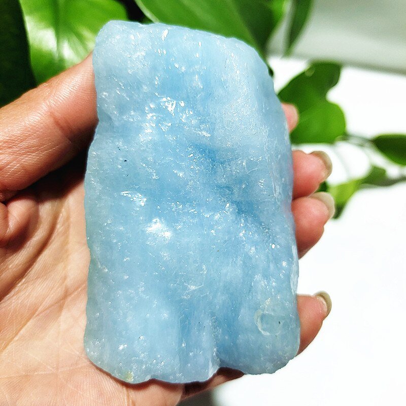 Aquamarine Raw Crystal - Blue Crystals - DormVibes