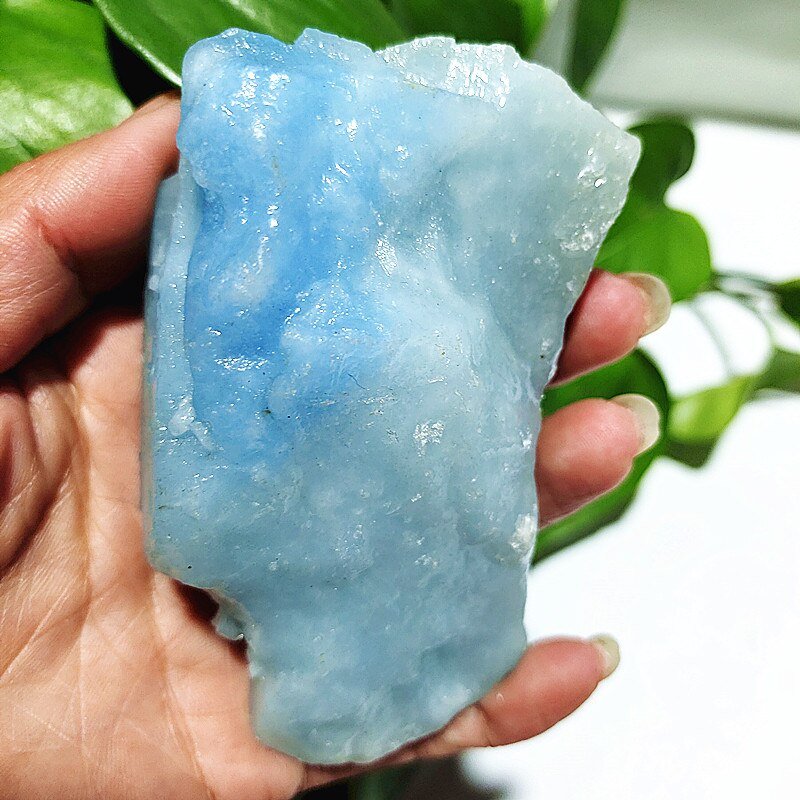 Aquamarine Raw Crystal - Blue Crystals - DormVibes