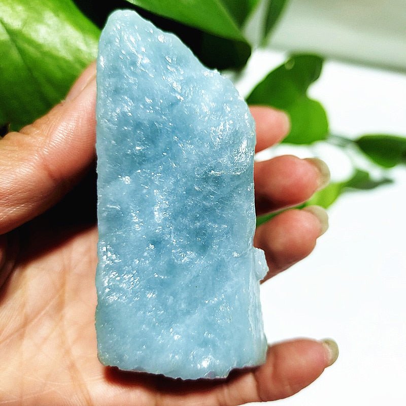 Aquamarine Raw Crystal - Blue Crystals - DormVibes