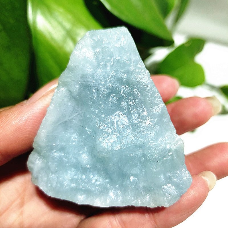 Aquamarine Raw Crystal - Blue Crystals - DormVibes