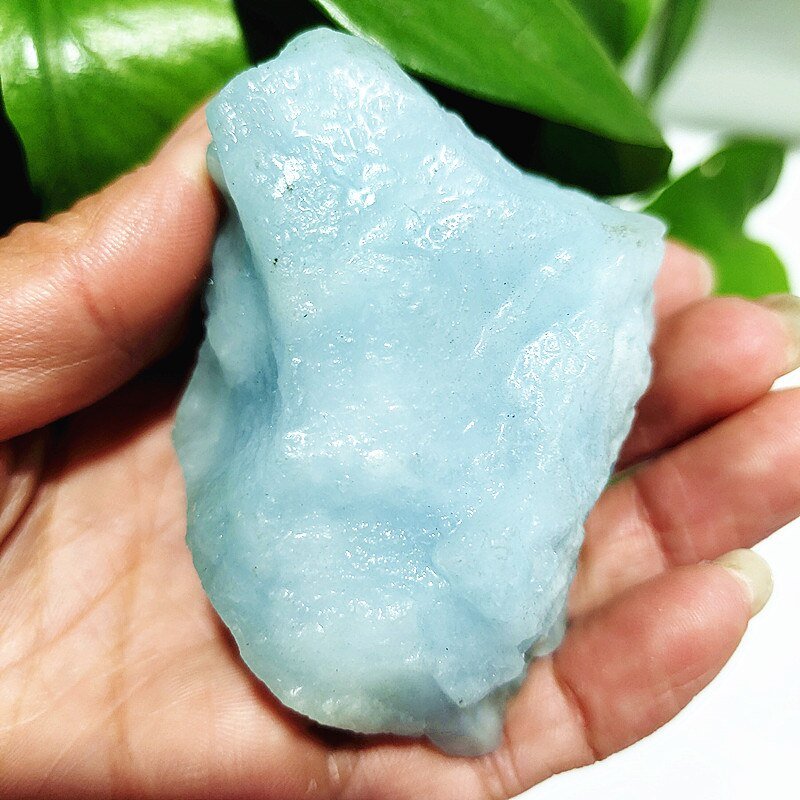 Aquamarine Raw Crystal - Blue Crystals - DormVibes