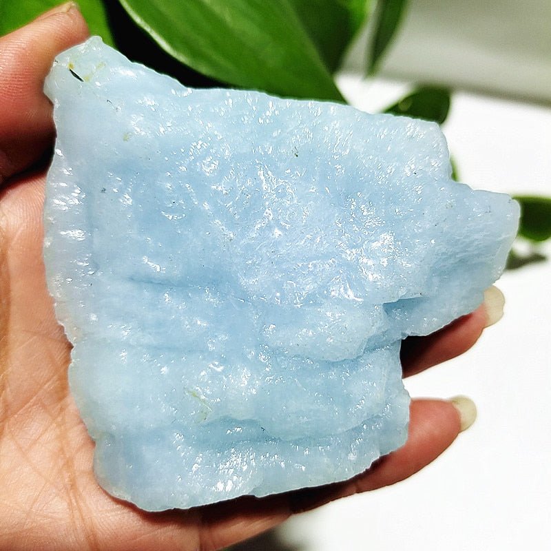 Aquamarine Raw Crystal - Blue Crystals - DormVibes