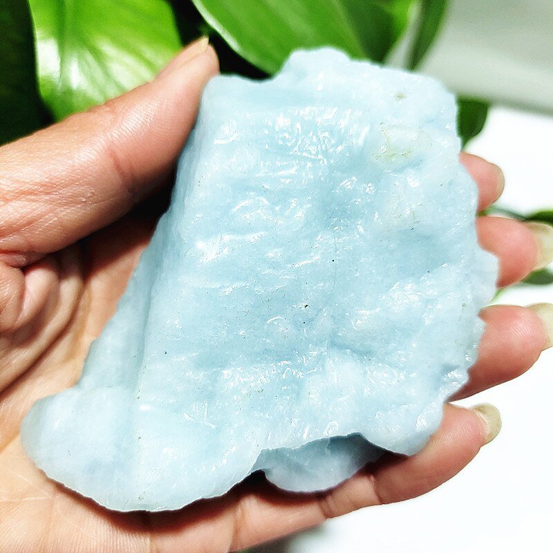 Aquamarine Raw Crystal - Blue Crystals - DormVibes