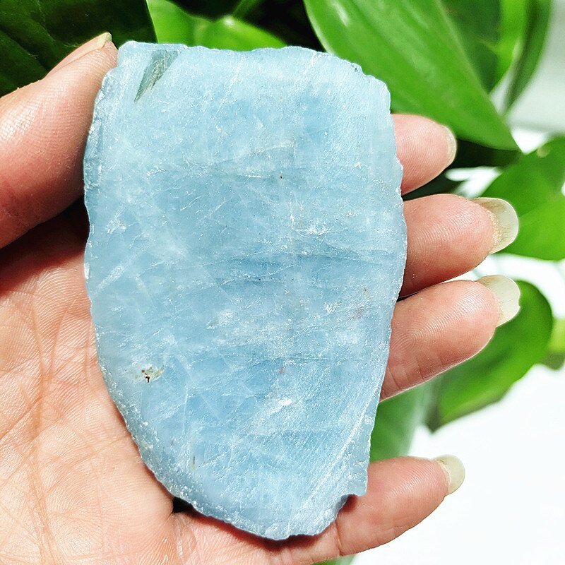 Aquamarine Raw Crystal - Blue Crystals - DormVibes