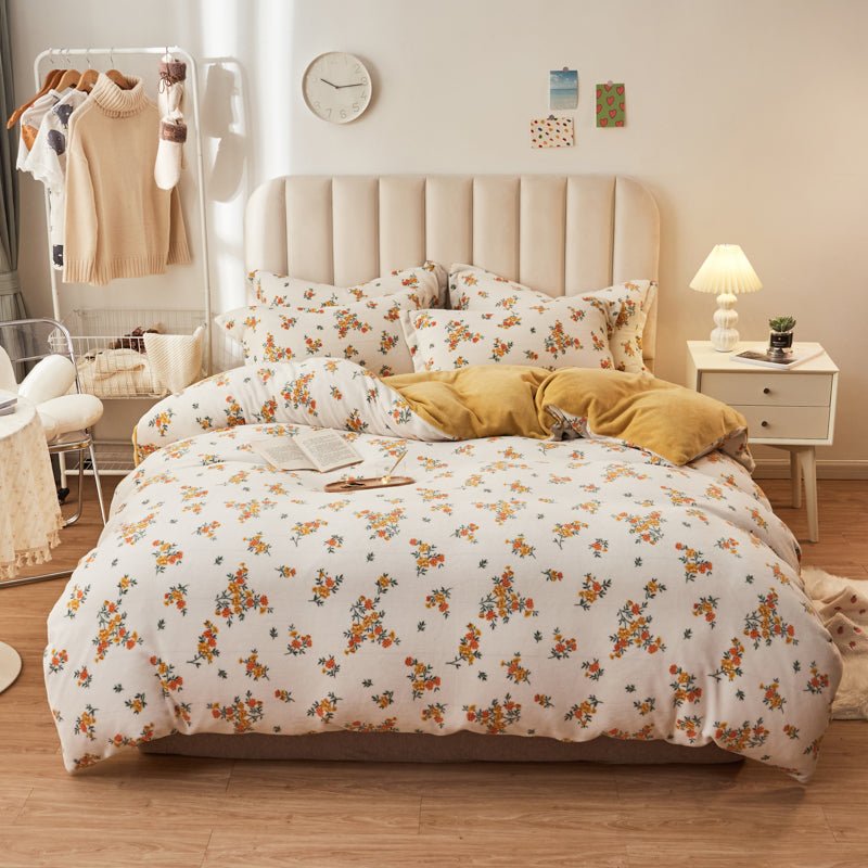Autumn Flowers Bed Set - DormVibes