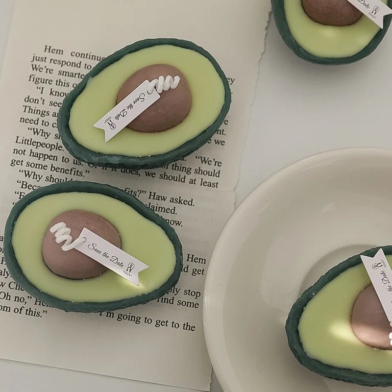 Avocado Shaped Aromatherapy Cute Candle - DormVibes