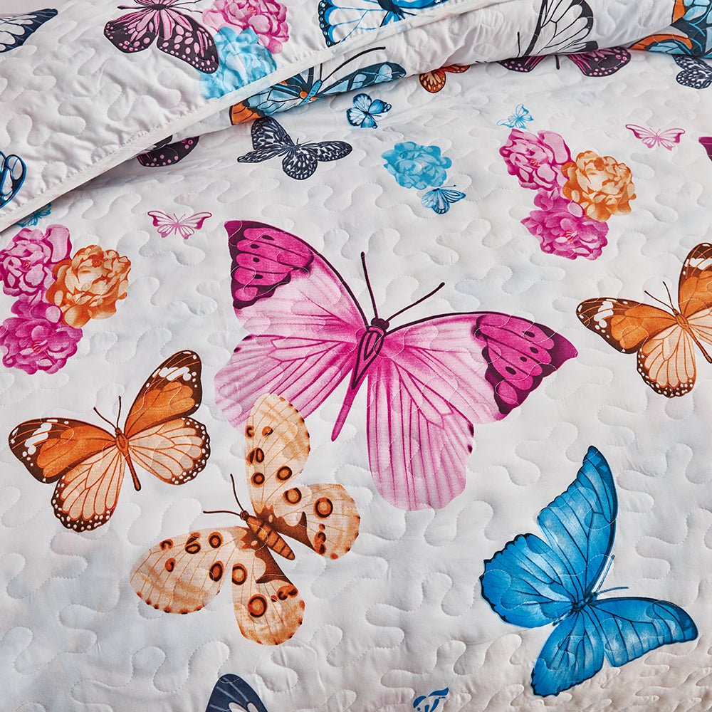 Beautiful Butterflies Bedspread Set - DormVibes