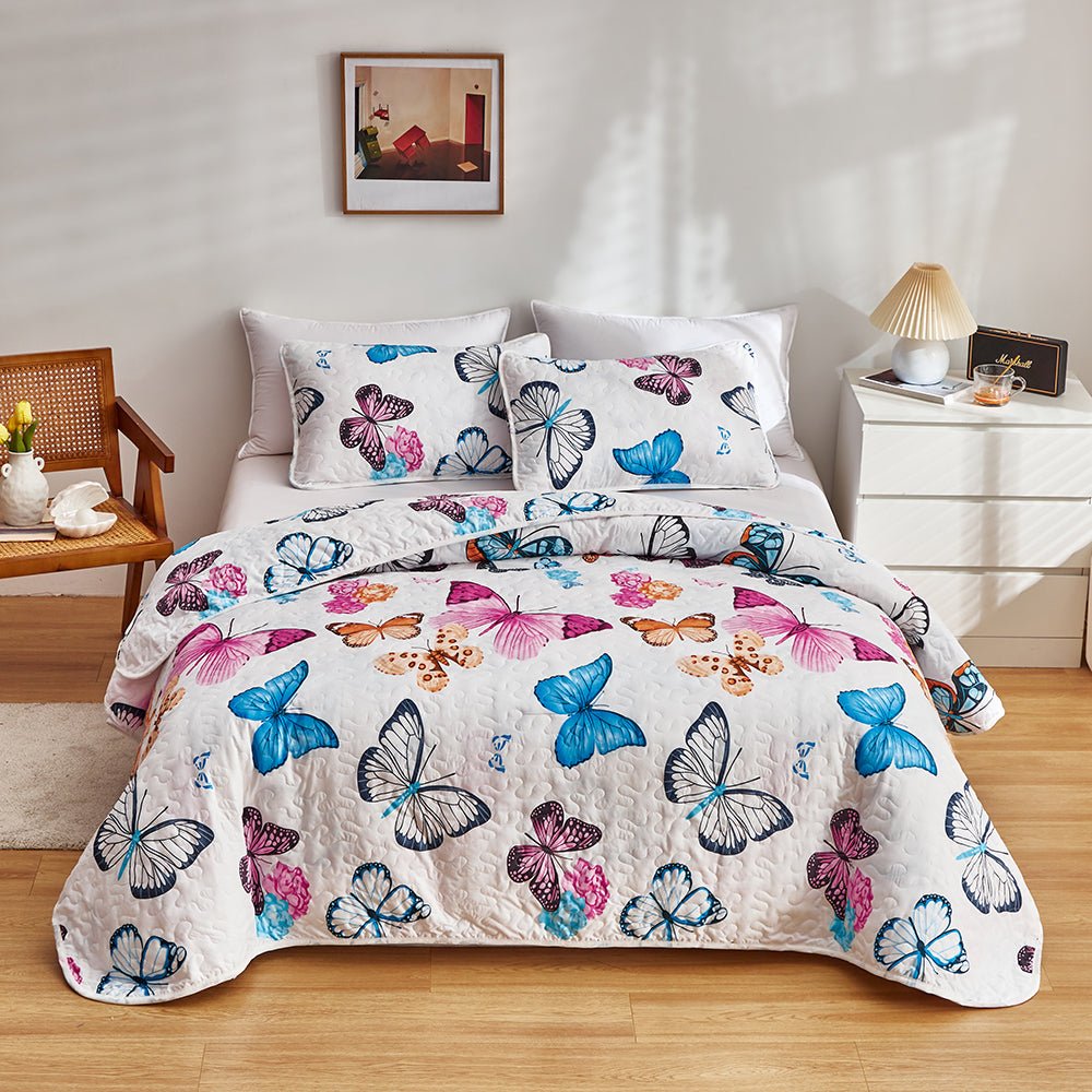 Beautiful Butterflies Bedspread Set - DormVibes