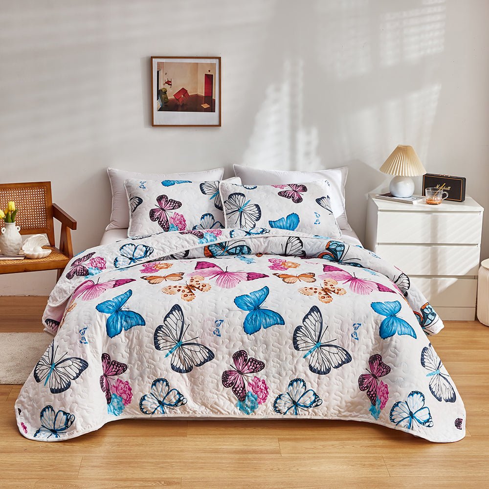 Beautiful Butterflies Bedspread Set - DormVibes