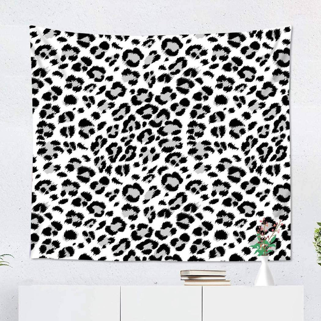 Black Leopard Tapestry - DormVibes