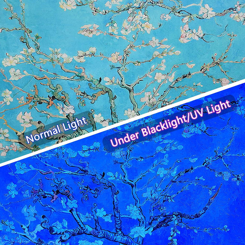 Blossom Tree BlackLight Tapestry - DormVibes