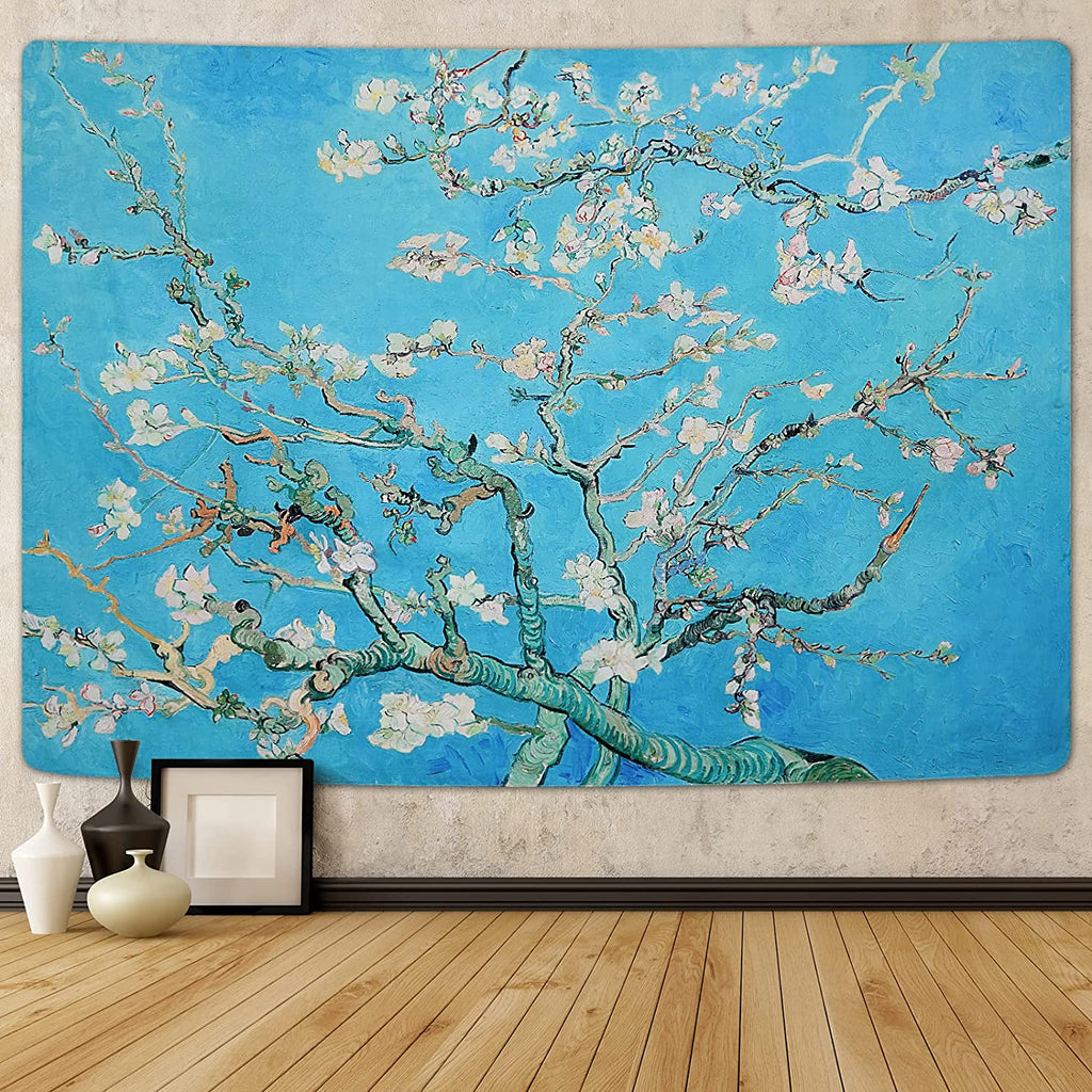 Blossom Tree BlackLight Tapestry - DormVibes