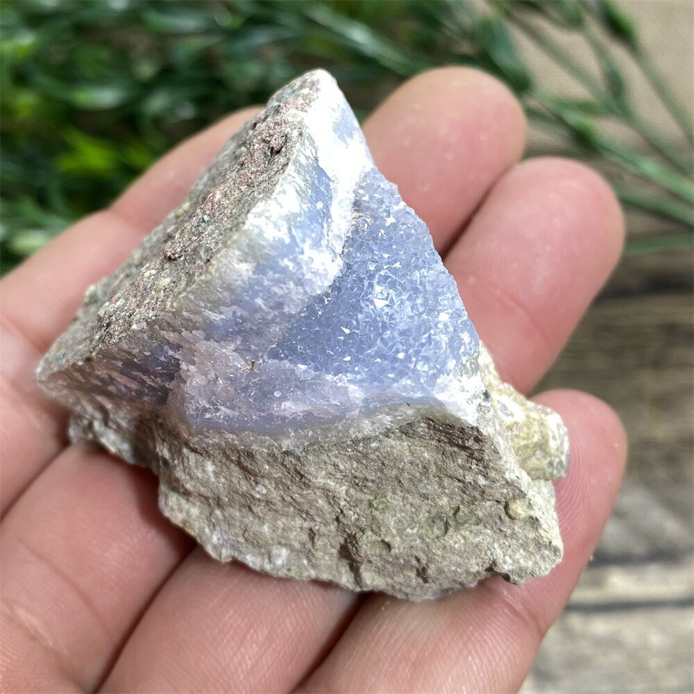 Blue Lace Agate - Raw Quartz Blue Crystals - DormVibes