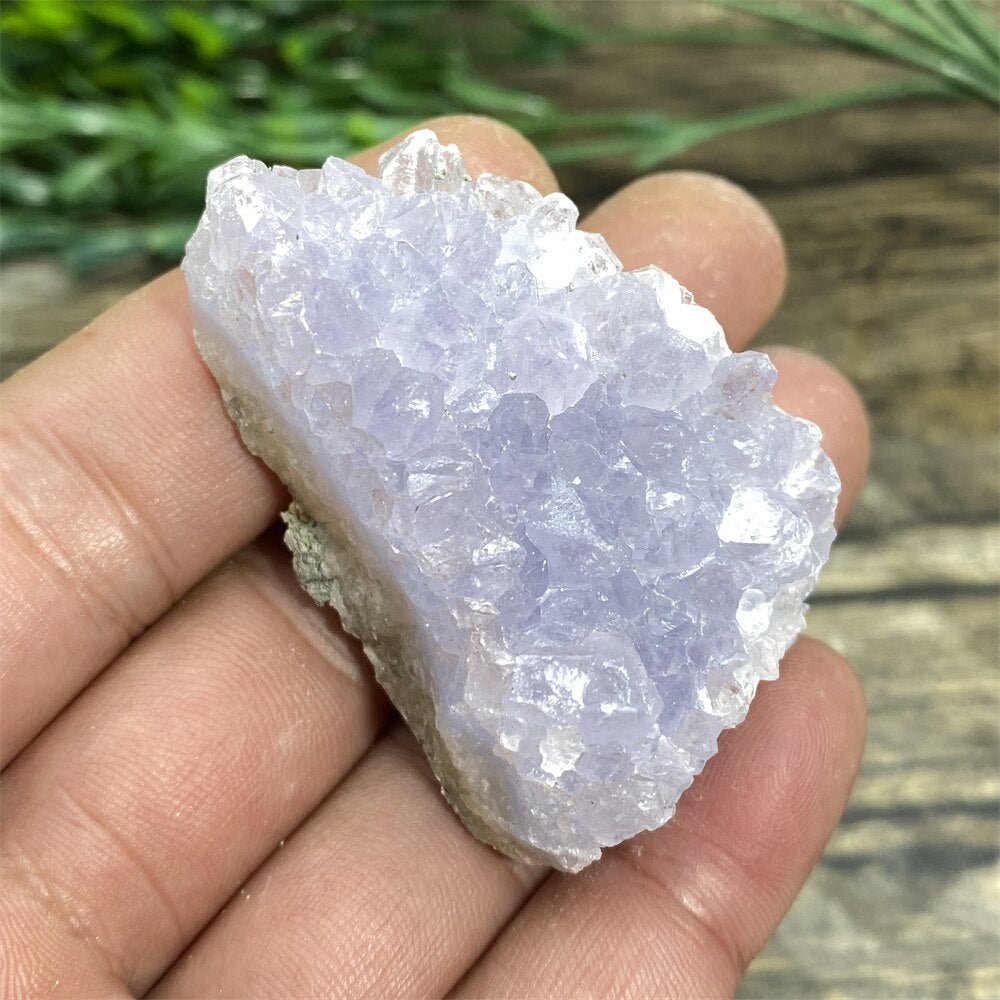 Blue Lace Agate - Raw Quartz Blue Crystals - DormVibes
