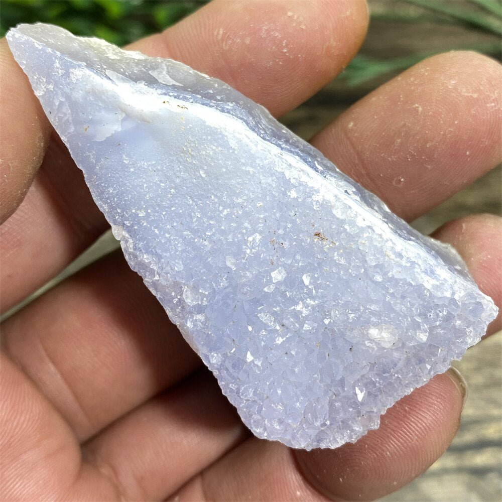 Blue Lace Agate - Raw Quartz Blue Crystals - DormVibes