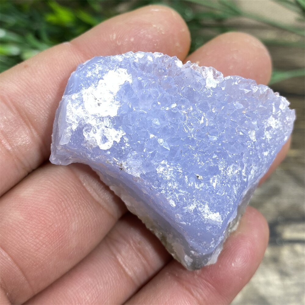 Blue Lace Agate - Raw Quartz Blue Crystals - DormVibes