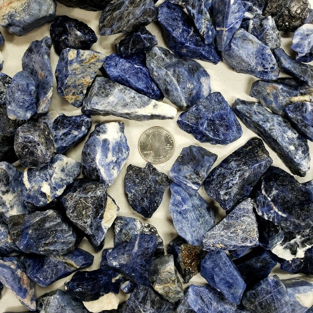 Blue Sodalite Crystal - Blue Crystals - DormVibes