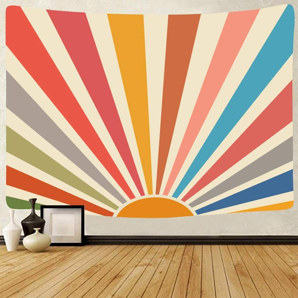 Boho Abstract Tapestry - DormVibes