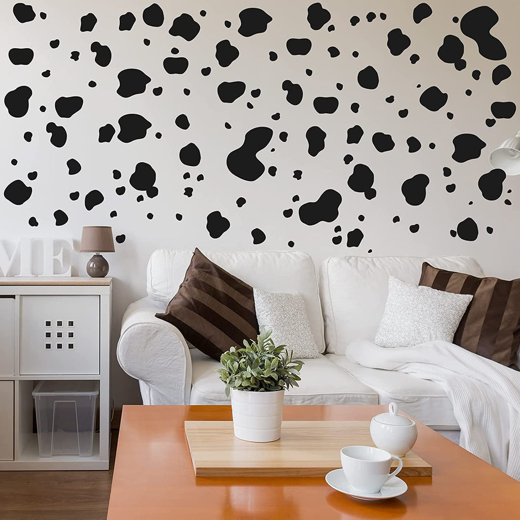 Boho Cow Wall Decals - DormVibes