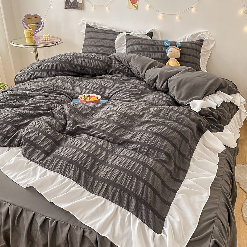 Boho Dreams Ruffled Bed Set - DormVibes