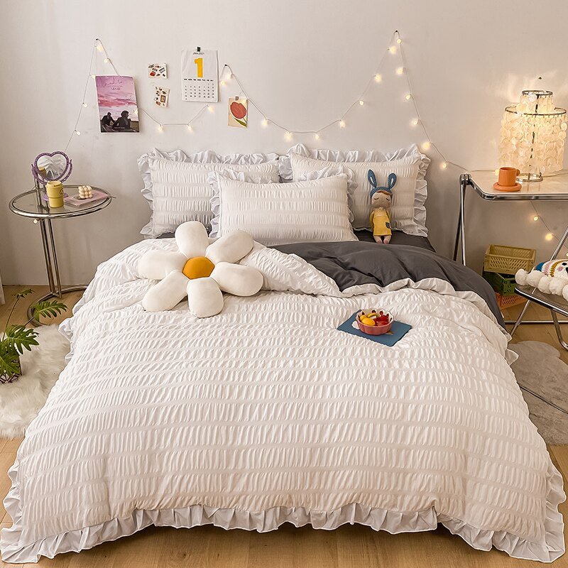 Boho Dreams Ruffled Bed Set - DormVibes