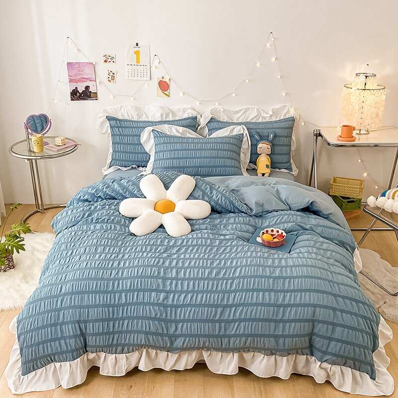 Boho Dreams Ruffled Bed Set - DormVibes