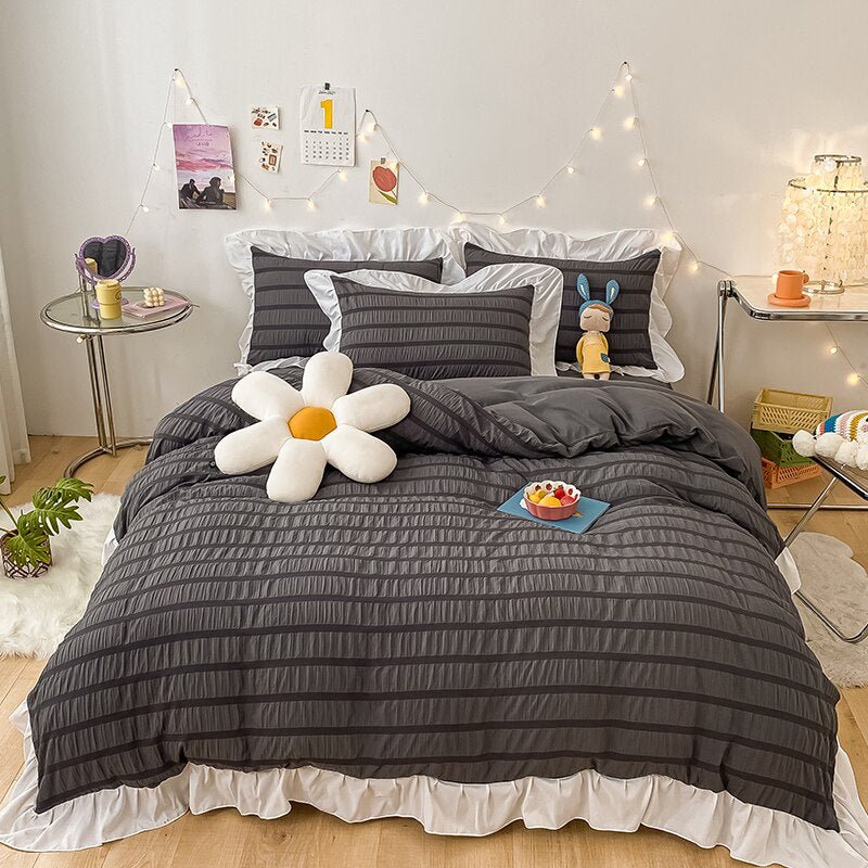 Boho Dreams Ruffled Bed Set - DormVibes