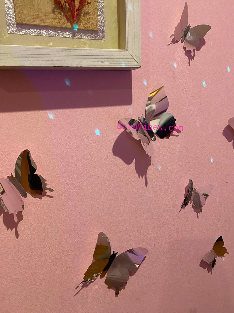 Butterfly Mirror Wall Decals - DormVibes