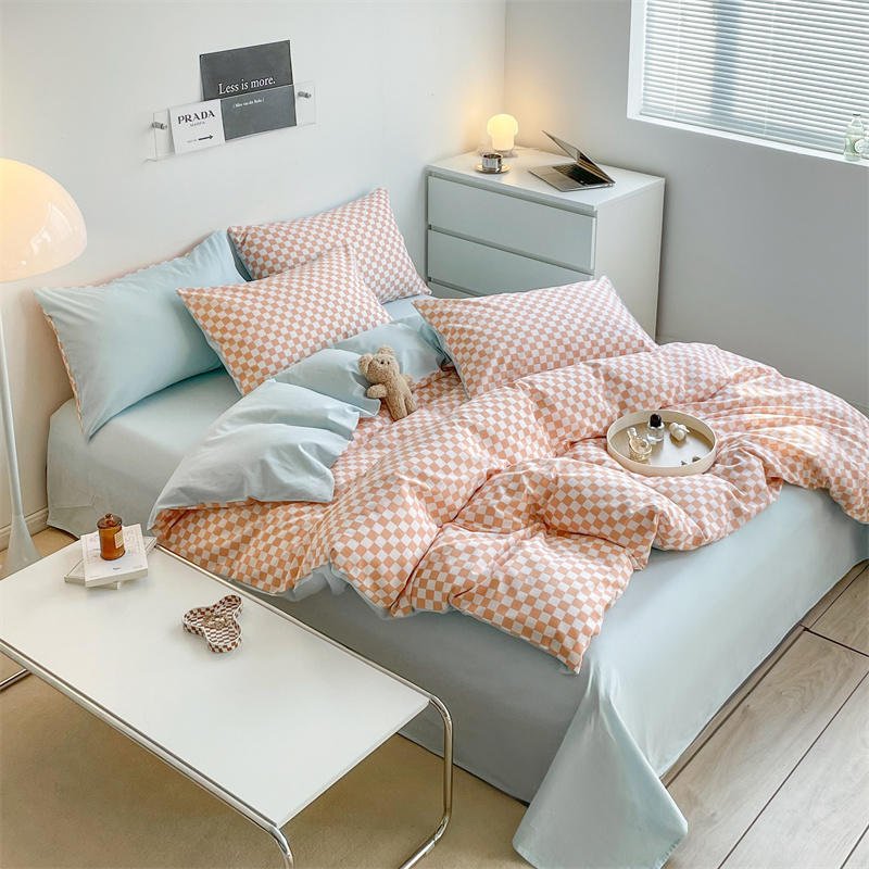 Checkerboard Bed Set – DormVibes