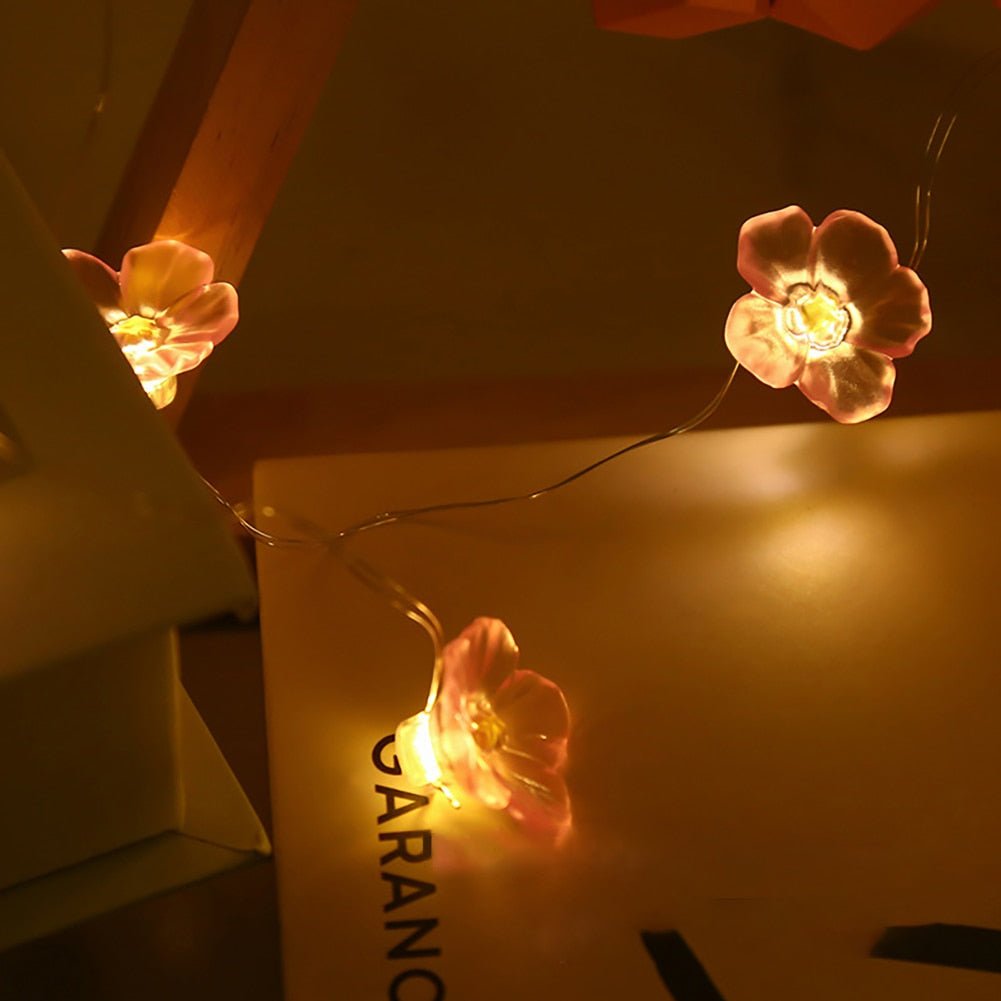 Cherry Blossom String Lights - DormVibes