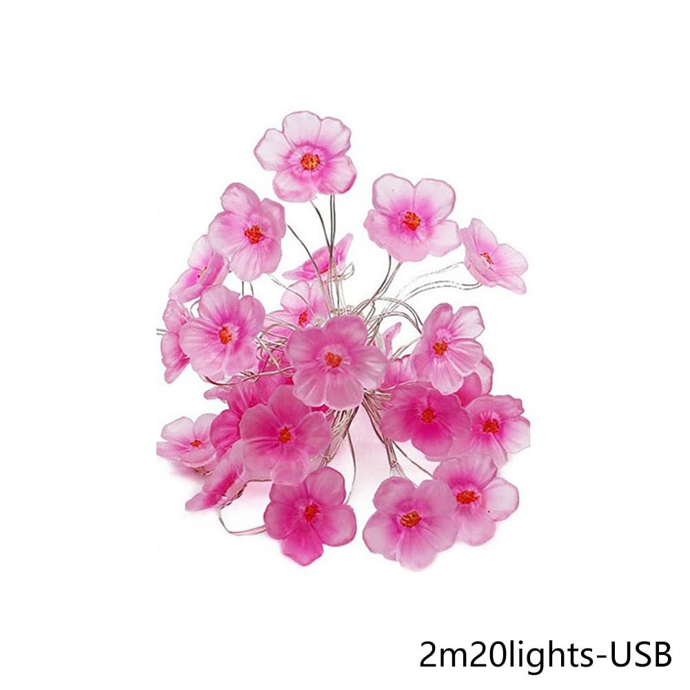 Cherry Blossom String Lights - DormVibes