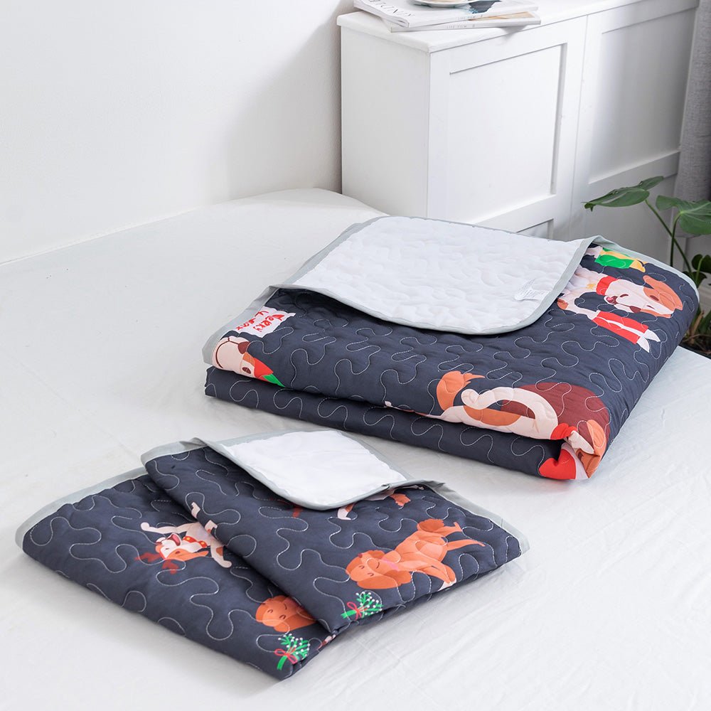 Christmas Dogs Bedspread Set - DormVibes