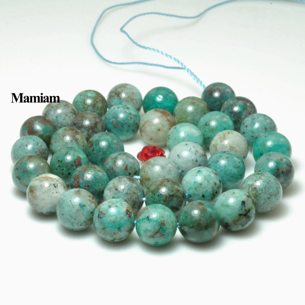 Chrysocolla Beads Blue Crystals - DormVibes