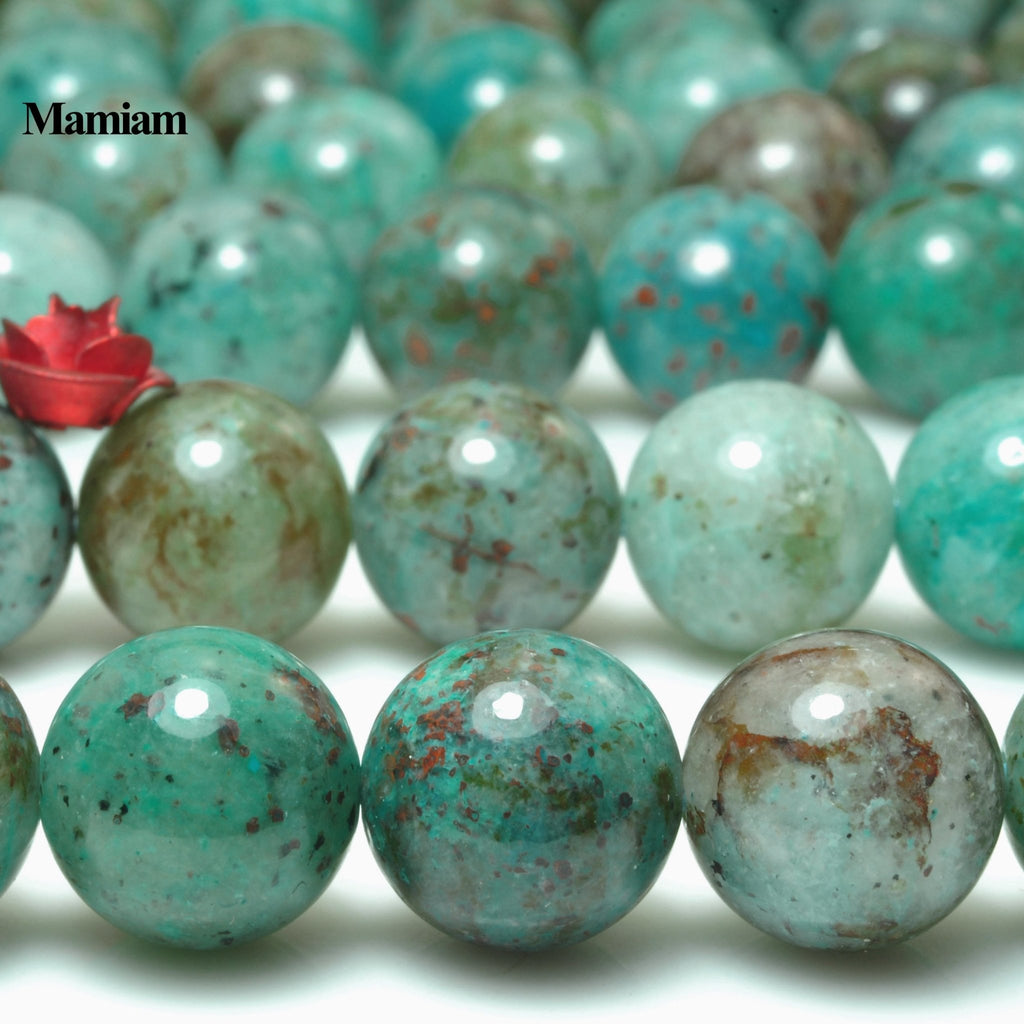 Chrysocolla Beads Blue Crystals - DormVibes