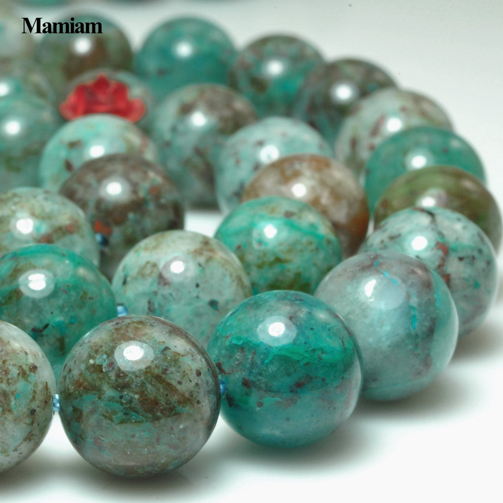 Chrysocolla Beads Blue Crystals - DormVibes