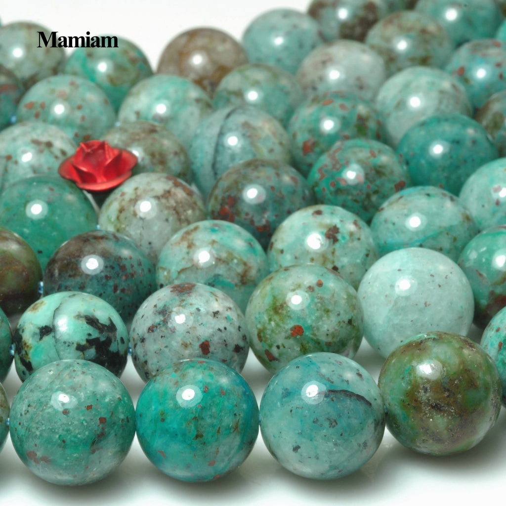 Chrysocolla Beads Blue Crystals - DormVibes