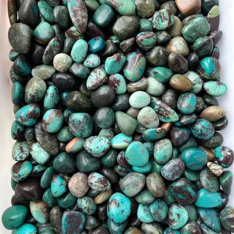 Chrysocolla Tumbled Blue Crystals and Green Crystals - DormVibes