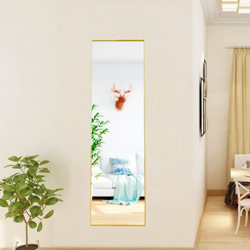 Classic Gold Mountable Standing Full Length Mirror - DormVibes