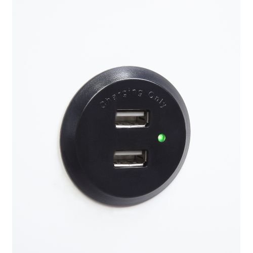 Classic USB Charging End Table - DormVibes