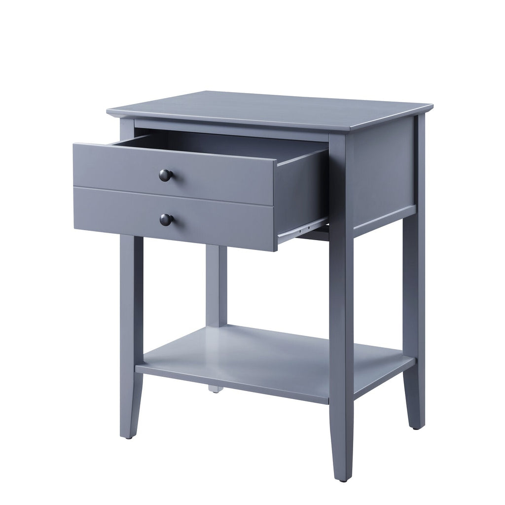 Classic USB Charging End Table - DormVibes