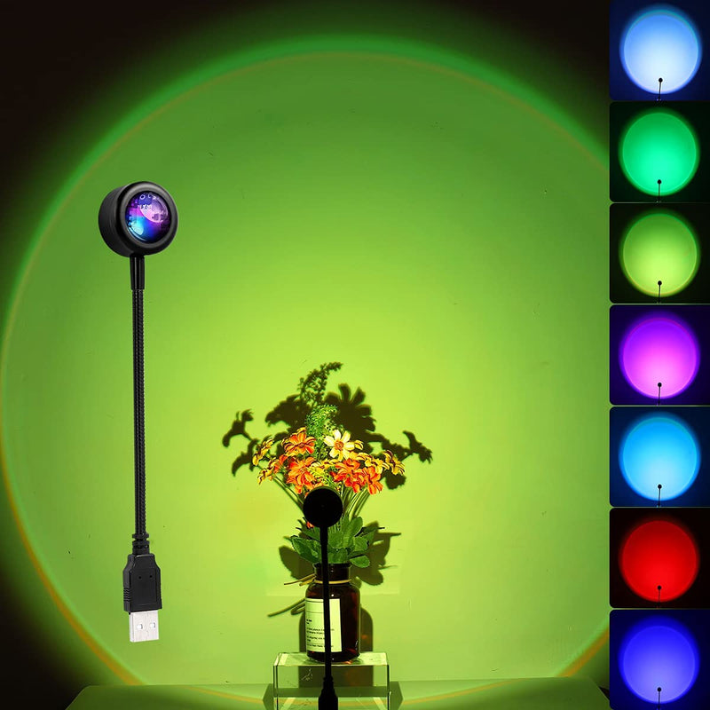 Color Changing Sunset Projector USB