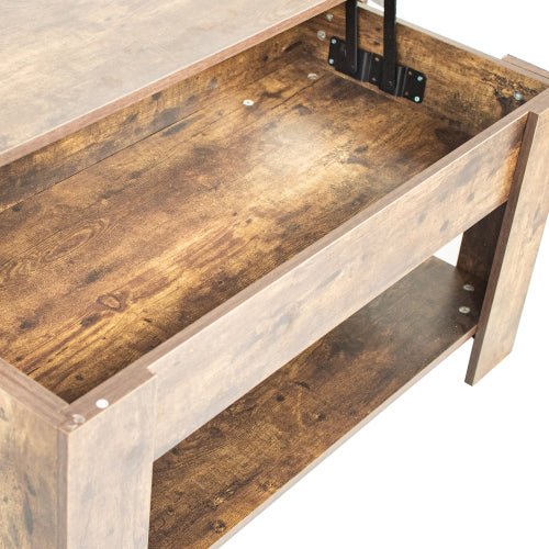 Contemporary Lift Top Coffee Table with Hidden Storage - DormVibes