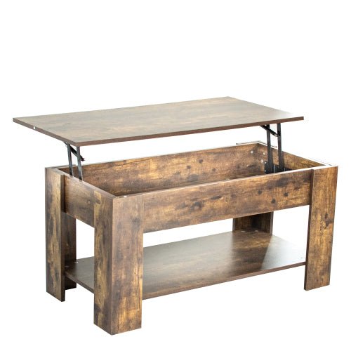 Contemporary Lift Top Coffee Table with Hidden Storage - DormVibes
