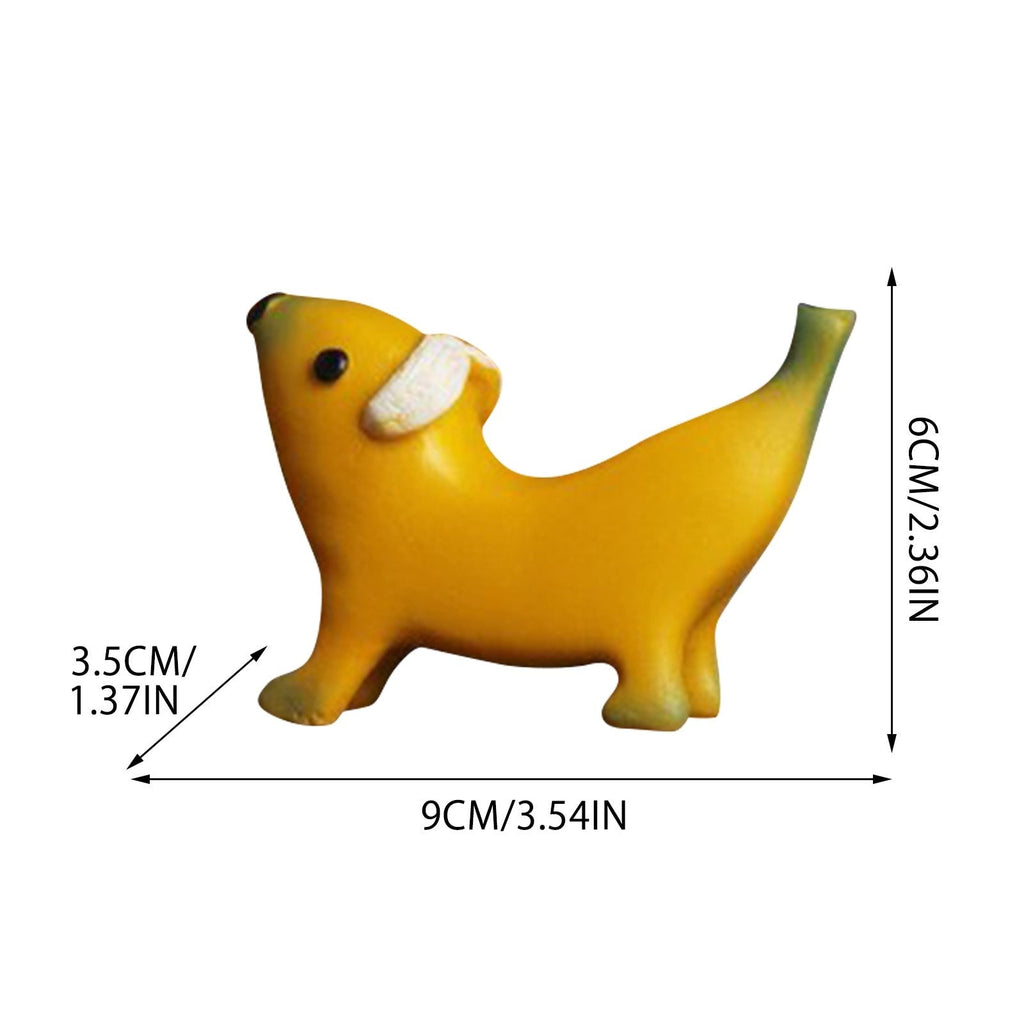 Creative Banana Dog Desk Ornament - DormVibes