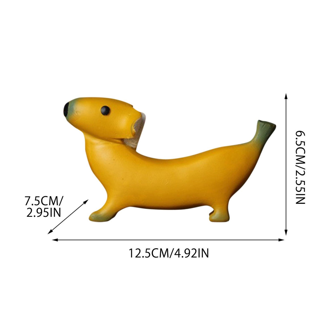 Creative Banana Dog Desk Ornament - DormVibes