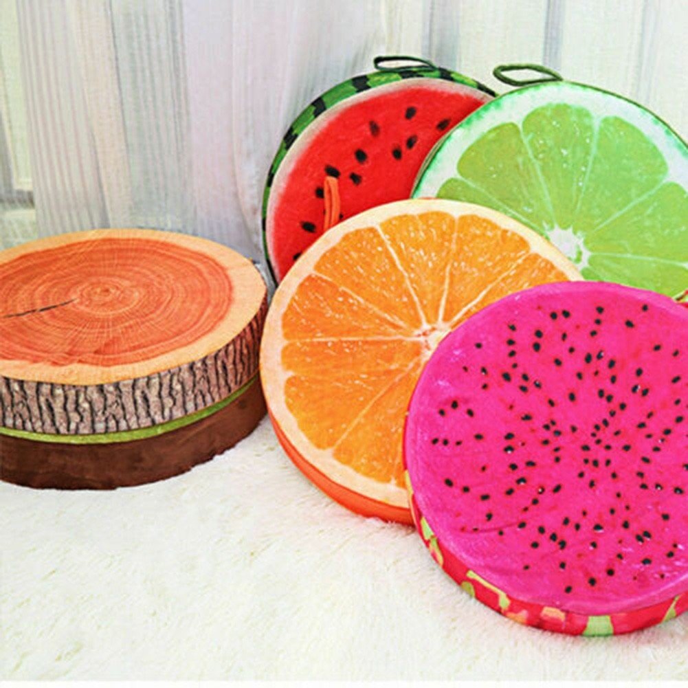 Creative Fruit Seat Cushion - Plush Sofa Pillow for Bedroom, Living Room, and Garden Chair Cover - DormVibes