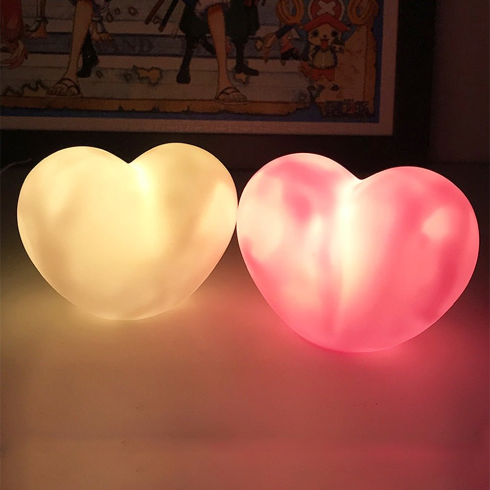 Creative Love Heart LED 3D Desk Lamp - DormVibes